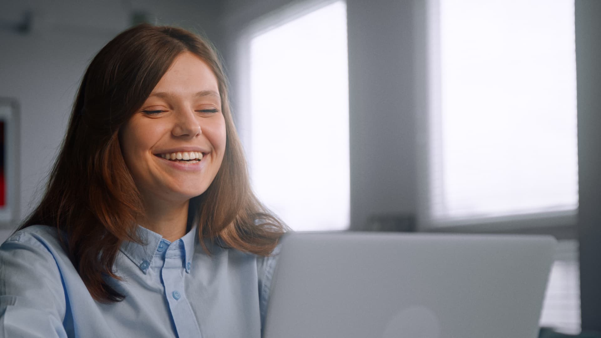 Smiling woman